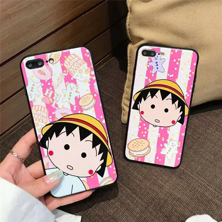 Рельеф Лаки Тедди Chibi Maruko-chan Cookie Печенье узор TPU + PC чехол Чехол для задней панели с