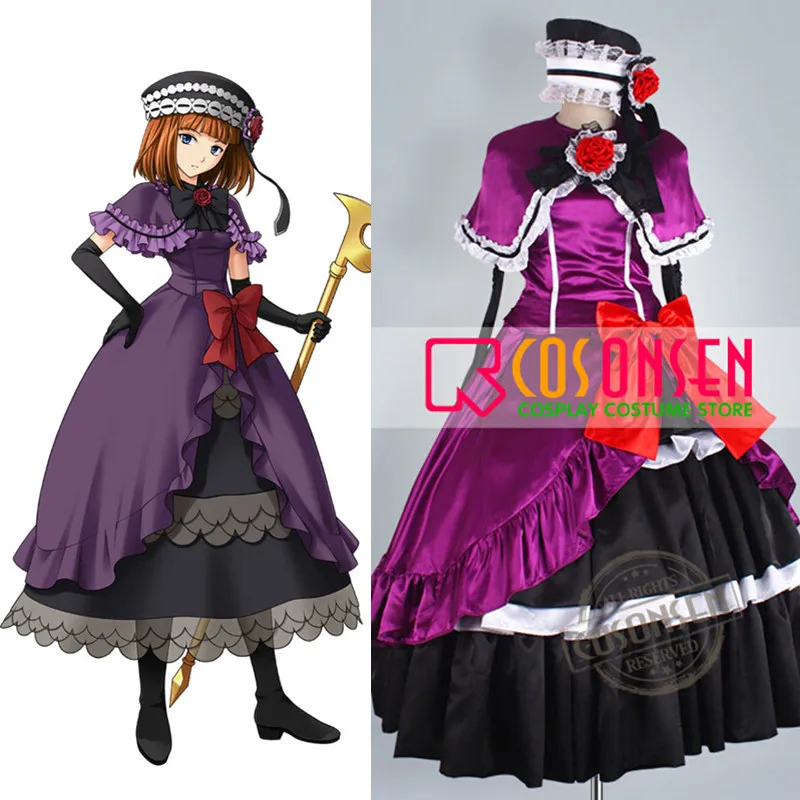 Косплей ONSEN Umineko no Naku Koro ni EVA платье Беатрис Лолита косплей костюм любого
