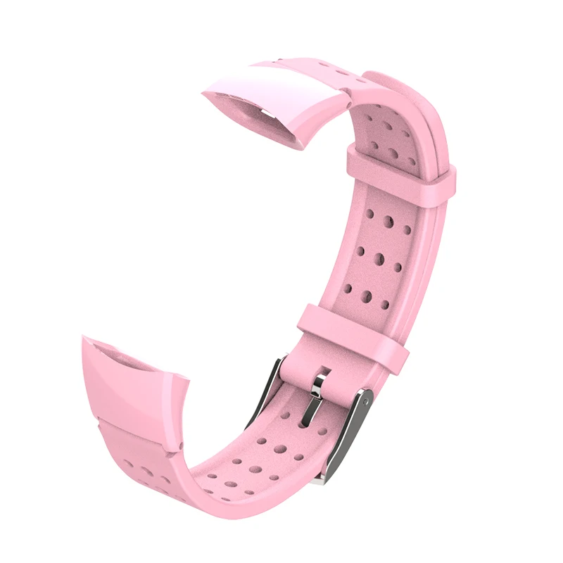 Pink Ремешок для Honor Band 4, ремешок для Honor Band 5, браслет для huawei Honor Band 5, силиконовый ремешок для часов, смарт-браслет, аксессуары - Цвет: Pink