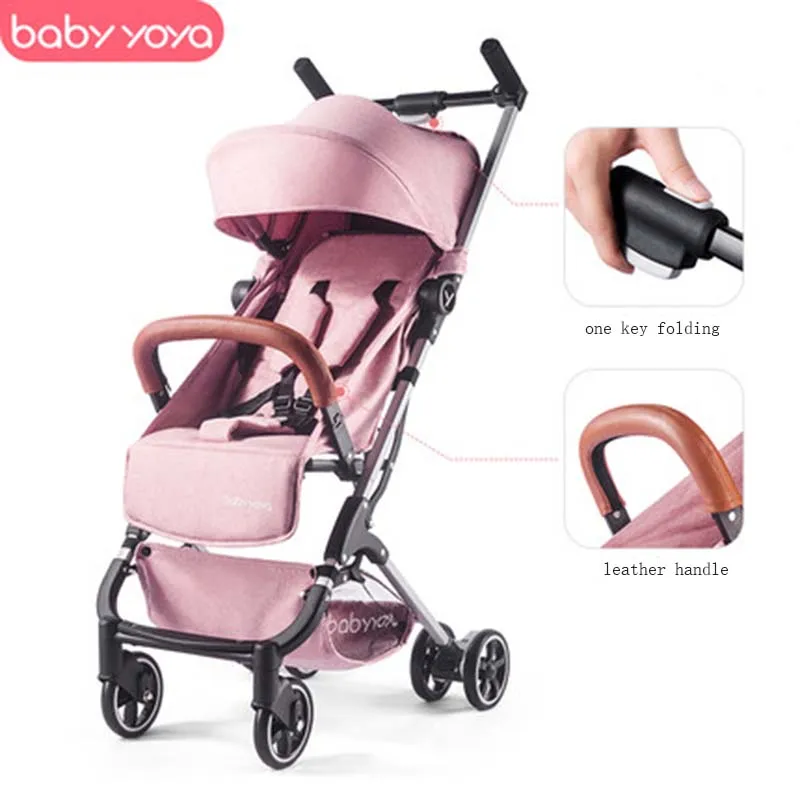 Прогулочная коляска babyyoya mini yoya легкая портативная складная детская тележка