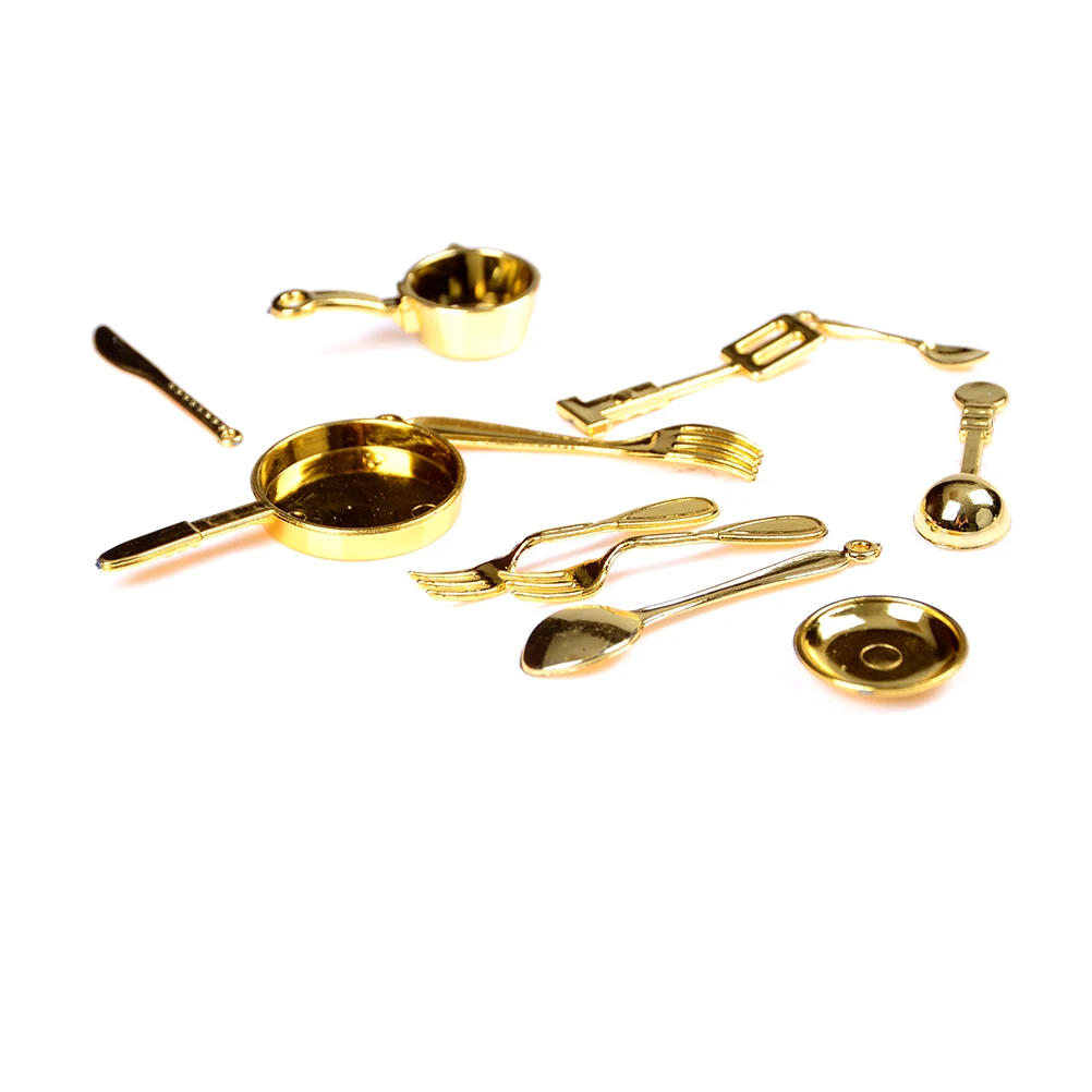 11 шт Кухня Столовая и бар причудливая посуда Кукольный дом миниатюрная