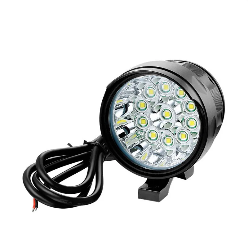 12 V-85 V DC 3-16 XML T6 светодиодный Электрический велосипед ультра яркий водонепроницаемый 3000-16000лм мощный головной светильник мотоциклетный светильник - Цвет: 11T6