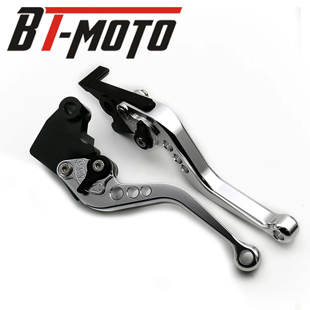 A short silver Для KAWASAKI NINJA 400 NINJA400 руль мотоцикла, аксессуары CNC тормозные рычаги сцепления - Цвет: A short silver