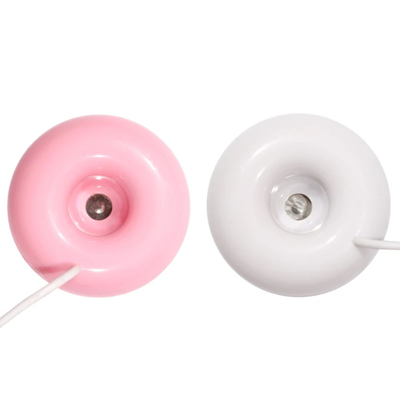 Мини USB увлажнитель воздуха в форме пончика с красочными лампочками портативный