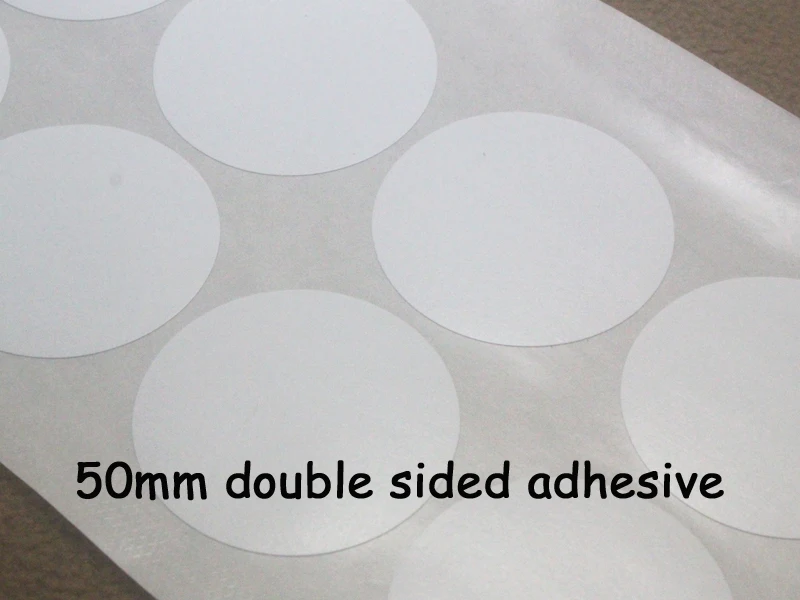 100 шт. 50 мм круглые клеи и уплотнения для подвесок двусторонняя клейкая стеклянная клейкая наклейка для самостоятельного изготовления ювелирных изделий Аксессуары