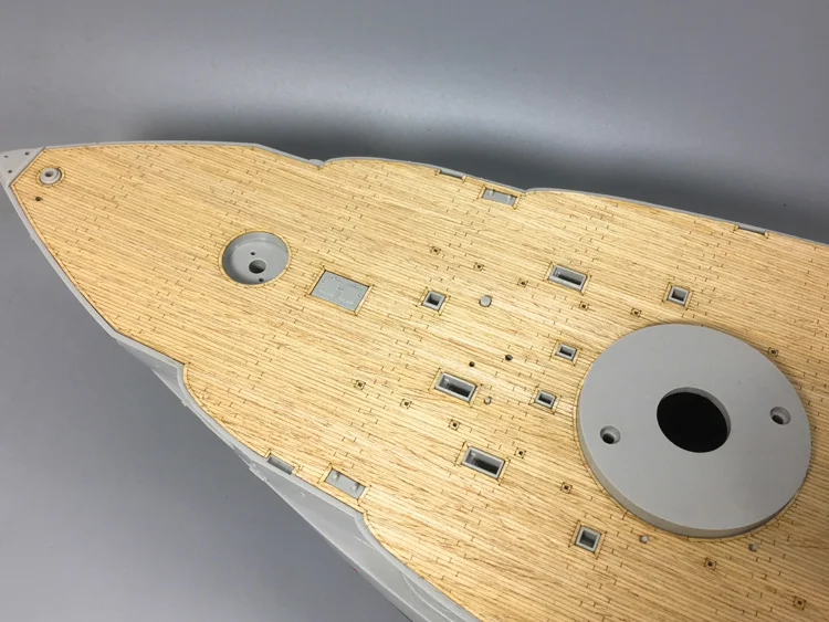 1/200 весы деревянный колоды для Трубач 03701 USS Arizona BB 39 модель корабля|Наборы сборки