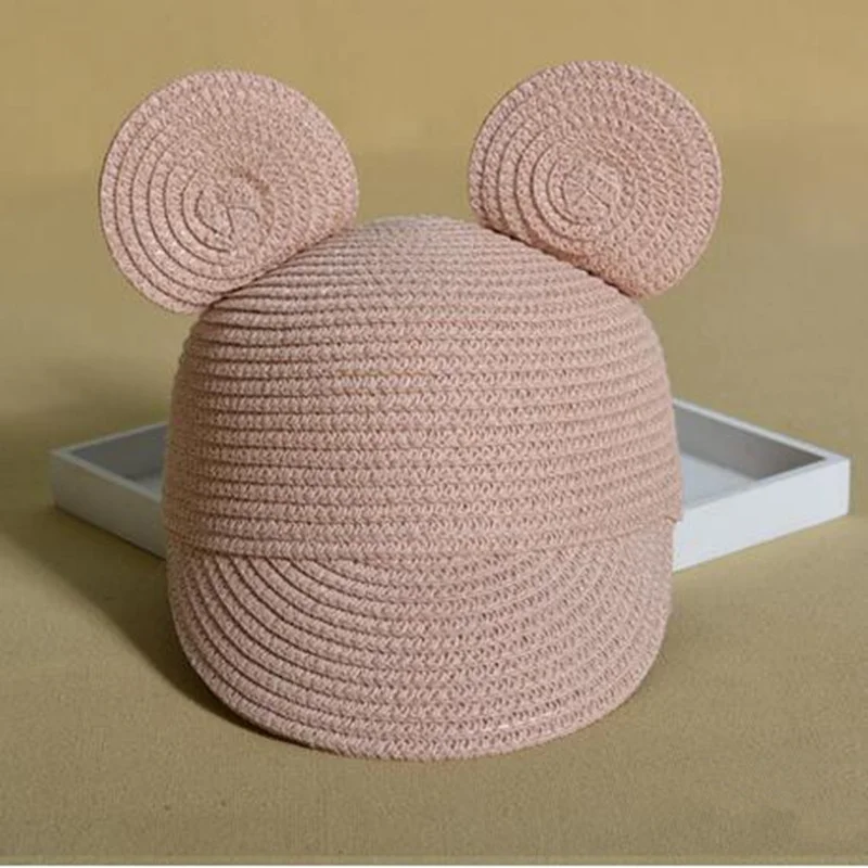 Cute Mickey Ear Kids baby Baseball Cap Hats Children Baby Snapback Caps Spring Summer Funny Hip Hop | Аксессуары для одежды