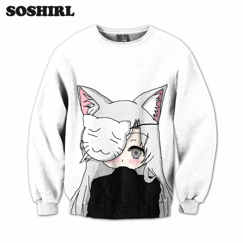 Забавный свитер SOSHIRL для мужчин и женщин Классический белый хипстерский топ с
