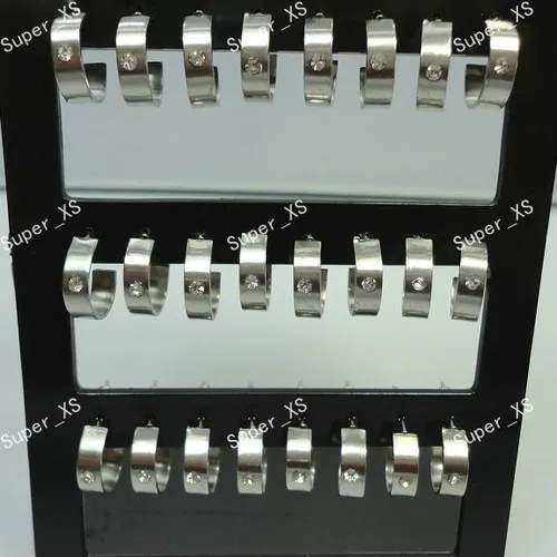 Серьги гвоздики из нержавеющей стали 24 шт. 1 комплект|jewelry gun|earingsearring lot |