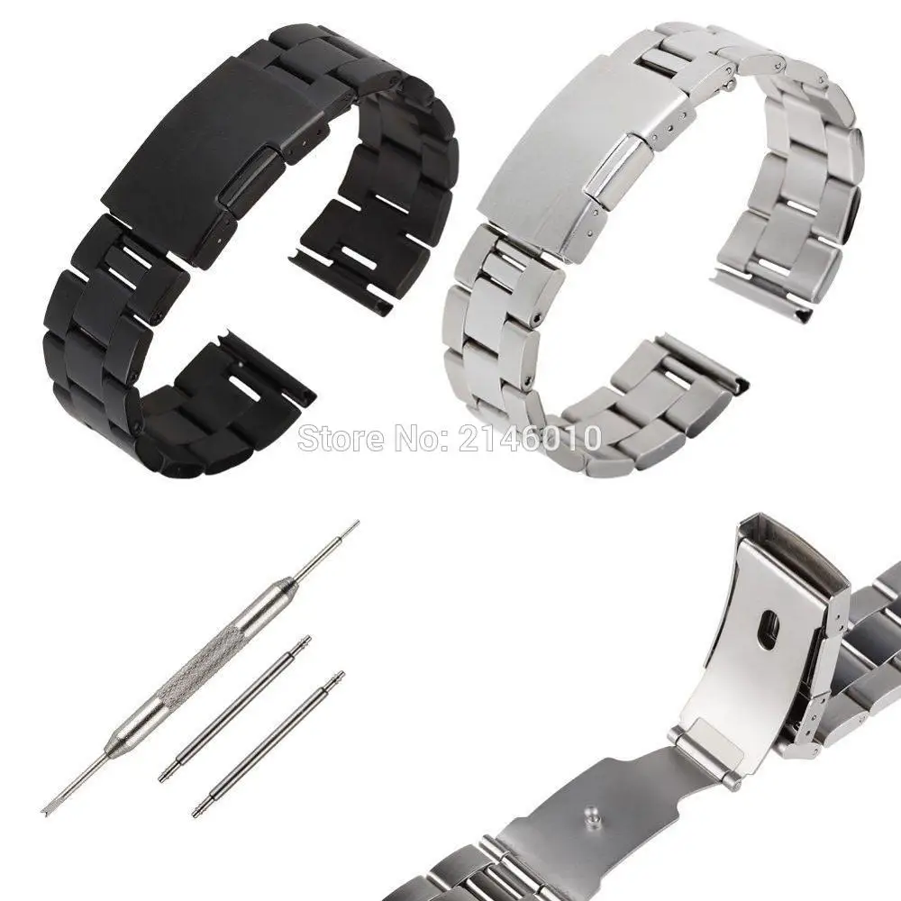 22 мм ремешок из нержавеющей стали для часов ASUS Zenwatch 1 2 LG G Watch W100 W110 Urbane W150 Pebble Time|watch