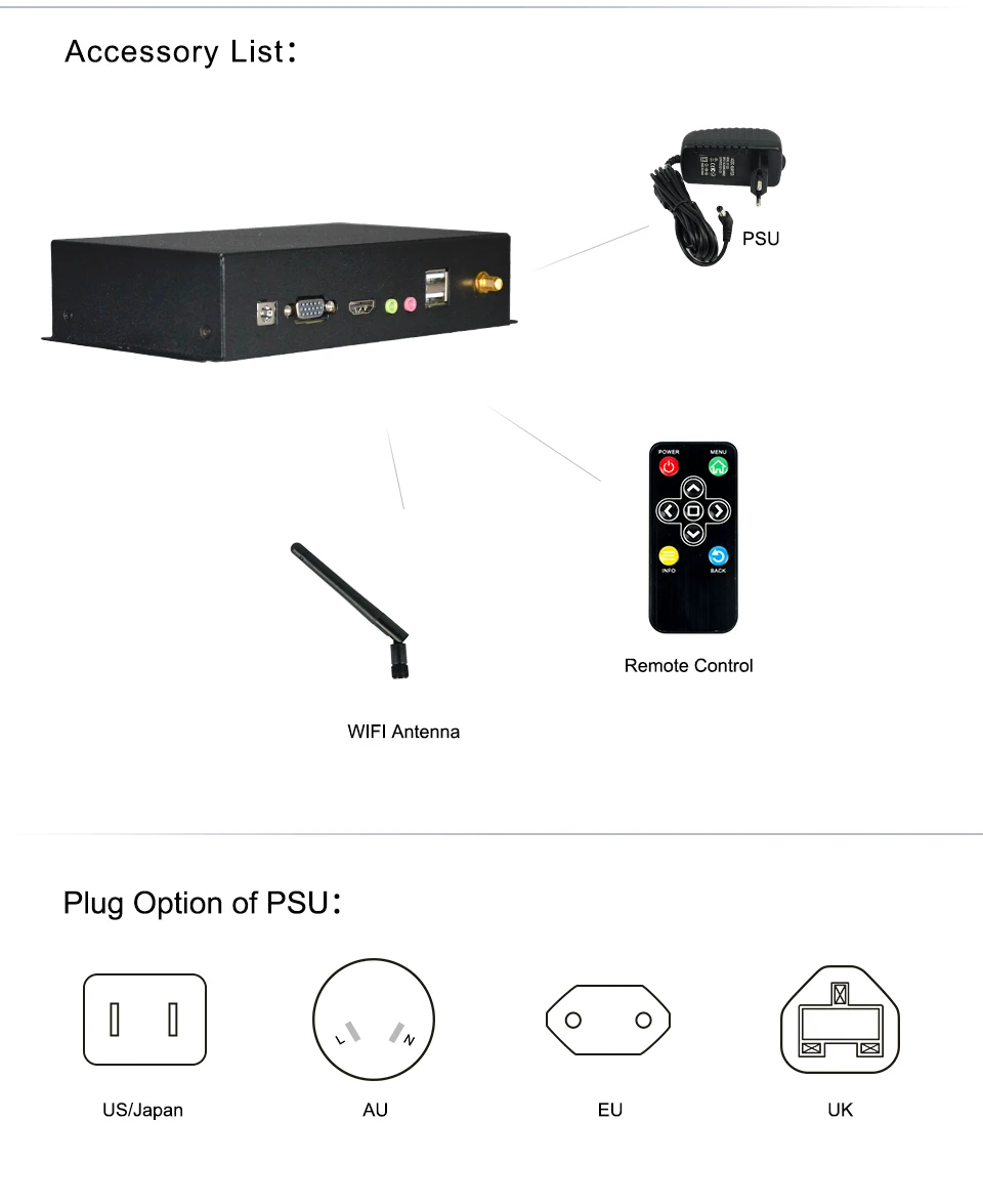 MPC3188-AVIN время коммутатор Сетевой Видео плеер веб-сайта портативный digital signage usb медиаплеер 12В android сетевой медиаплеер