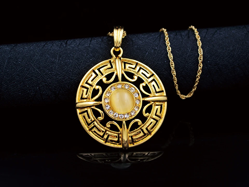 ZEA Dear Jewelry, этнический Набор круглых украшений для женщин, серьги, ожерелье, подвеска для вечерние, циркониевый ювелирный набор, Ювелирное Украшение на день рождения