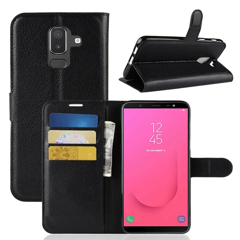 Чехол для Samsung Galaxy J8 2018 чехол флип-чехол из искусственной кожи телефона J810F J810 J 8 |