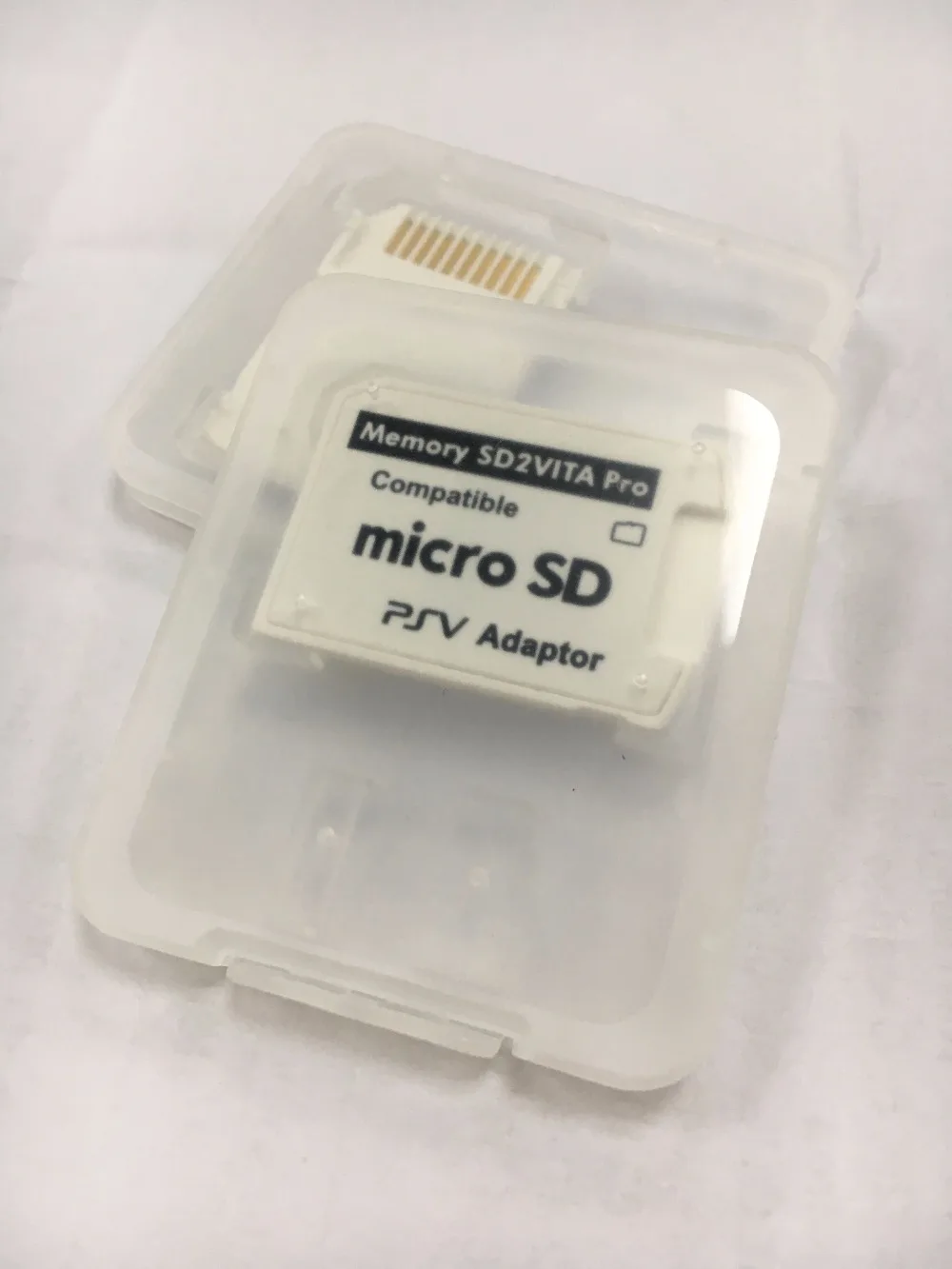 

100pcs sd2vita 5.0 Version5.0 SD2Vita For PSVita 1000 2000 Memory Game Card to Micro SD Adapter 3.60 System 256GB