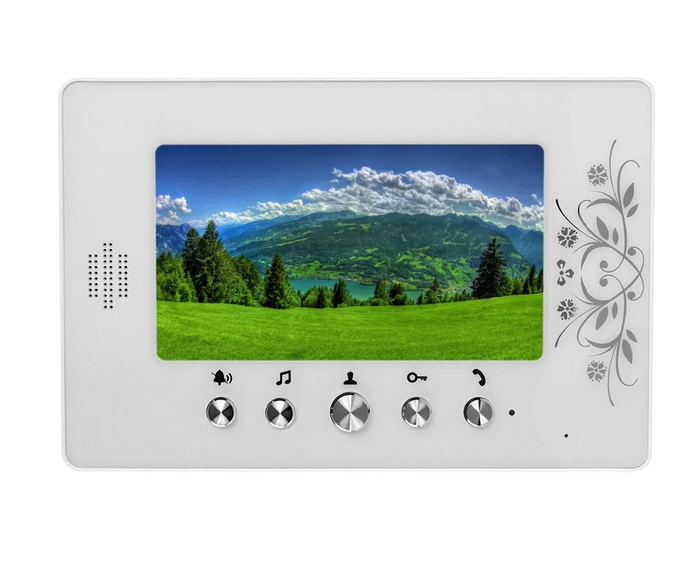 7 &quotЖК монитор видеодомофон домофон система ИК ночного видения камера комплект 1