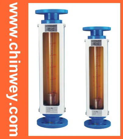 DN40 LZB -40 glass rotameter flow meter  for liquid and gas. flange connection