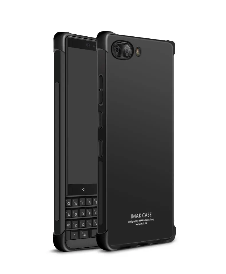 Чехол IMAK Airbag противоударный задний Чехол для BlackBerry Key2 Мягкий силиконовый чехол для BlackBerry Key2 ТПУ Матовый+ защита экрана