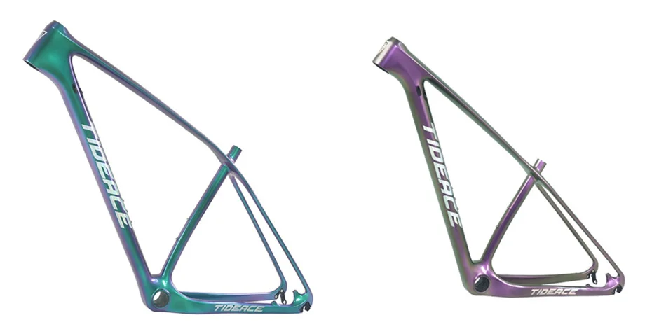 Chameleon decals one Tideace UD Хамелеон 29er карбоновая рама Китайский MTB карбоновая рама 27,5 углерода горного велосипеда 650B диск из углеродного волокна рамы 29 - Цвет: Chameleon decals one
