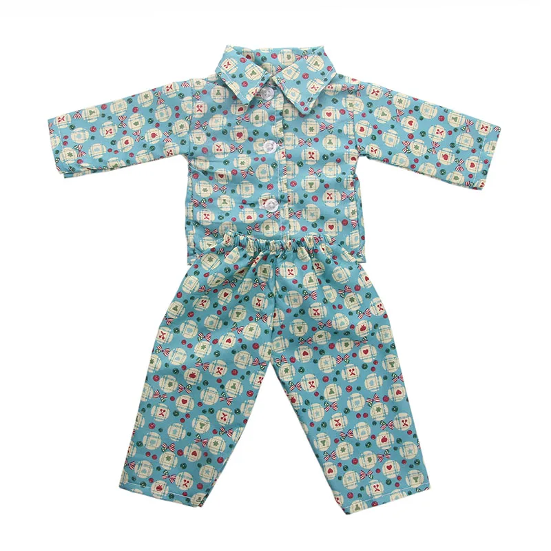Luckdoll ручная работа 4 цвета пижамы подходят 43 см кукла американская детский лучший