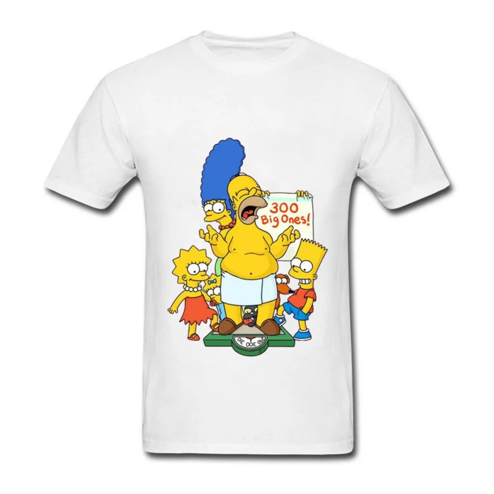 Брендовая мужская Молодежная Футболка The Simpson Семейные футболки с коротким