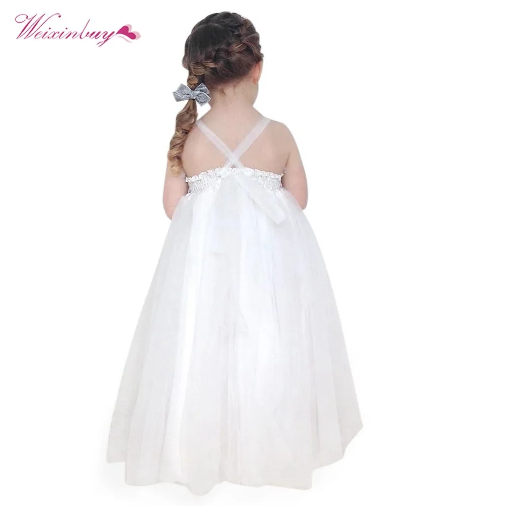 Baby Girl Princess Red White Dress Summer Tutu Wedding Birthday Party Dresses Girls Children Costume Teenager H1 | Детская одежда и