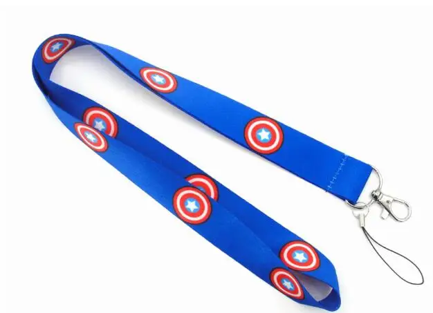 1 шт. Мстители новые подарки Халк Капитан Америка ключ ремешки id значок держатель