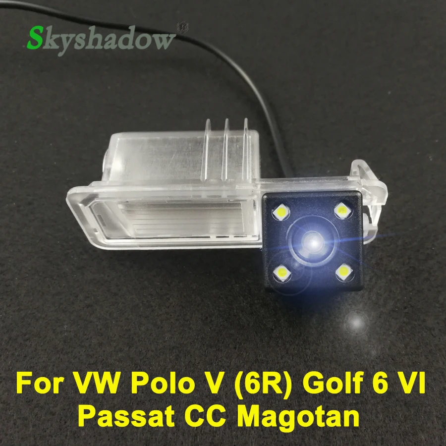 Для VW Polo V (6R) Гольф 6 VI/Passat CC Magotan автомобиль CCD 4 светодиодный Ночное видение