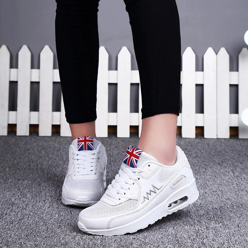 VTOTA/белые кроссовки на платформе; повседневная обувь на танкетке; tenis feminino; женская обувь; Basket Femme; кроссовки на массивном каблуке; женские кроссовки