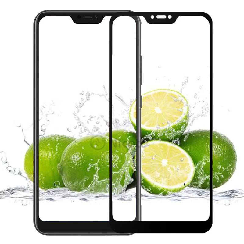 Закаленное стекло Nicotd для Xiaomi Mi A2 Lite 9 H полное покрытие Защитная пленка экрана Redmi