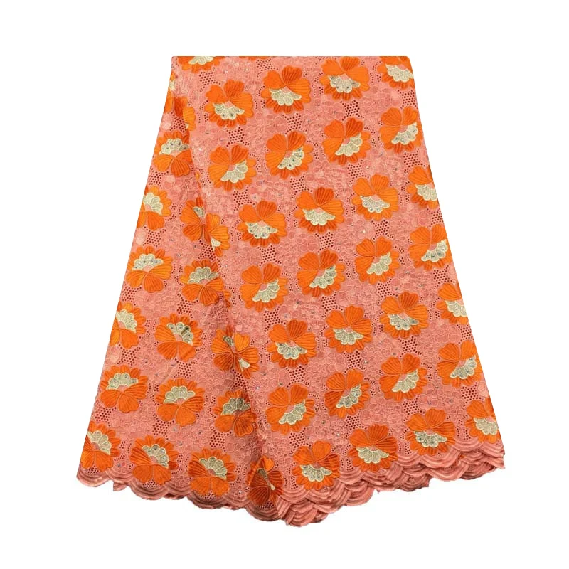 peach with orange Тюль с принтом ткань 095 индийская вуаль швейцарская вуаль кружева новое поступление - Цвет: peach with orange