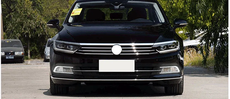 Автомобильный Стайлинг для Volkswagen Passat Россия DRL светодиодный дневные ходовые огни автомобиля противотуманные фары переднего бампера белый/желтый/синий