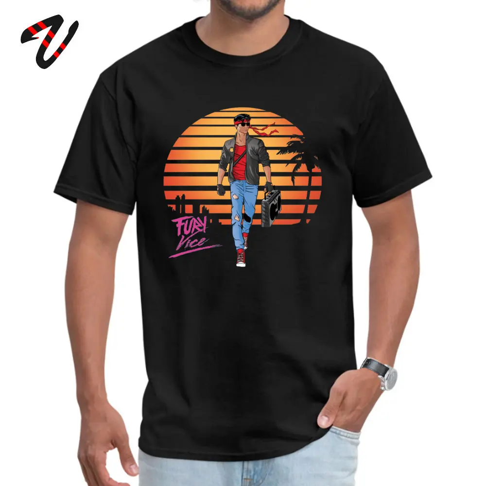 

Faddish Kung Fury Vice Classic Lazy Sleeve T-Shirt Thanksgiving Day O-Neck Pure Java Tops T Shirt for Men Tee-Shirt Funny