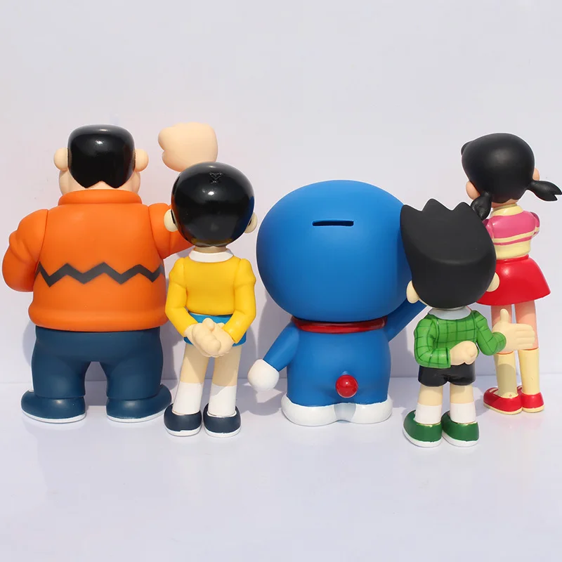 Doraemon цифры большой размер 21 см 5 шт./лот Nobita Nobi пвх куклы шизука минамото такеши Goda