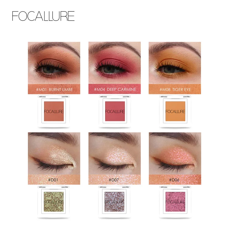Focallure Matte тени для век одноцветные Born to Run натуральные стойкие тени для век Косметика для макияжа