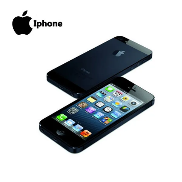 Заводской Iphone 5 герметичная коробка разблокированный мобильный телефон Apple 16GB 32GB rom 16GB 32GB 64GB IOS 4,0 дюймов 8MP wifi gps б/у