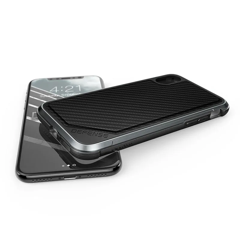 X-Doria Defense Lux чехол для телефона iPhone XS X военный класс падение протестированный анодированный алюминиевый защитный чехол Крышка для iPhone X
