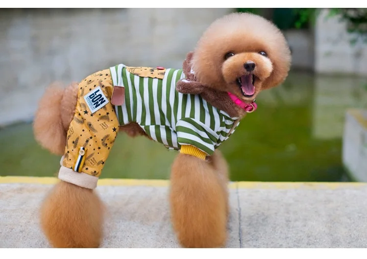 Chihuahua Dog Pet Clothes Print Small Dogs Cat Clothing Autumn Pug Bulldogs Yorkies Pomeranian Cloth Coat | Дом и сад