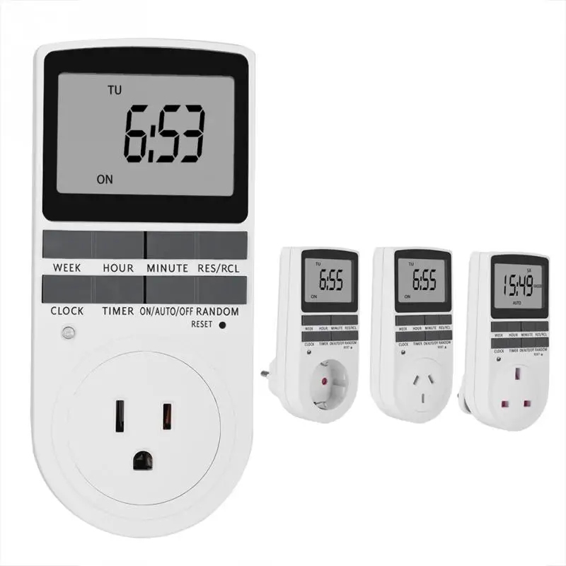 Летнее время/случайные режимы работы смарт-таймер Программируемый таймер