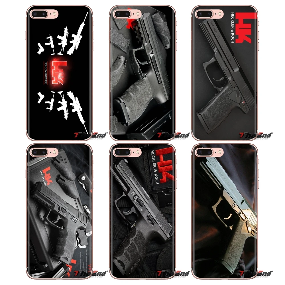 Мягкий чехол для Huawei G7 G8 P7 P8 P9 P10 P20 P30 Lite Mini Pro P Smart Plus 2017 2018 2019 с логотипом Heckler и Koch HK |