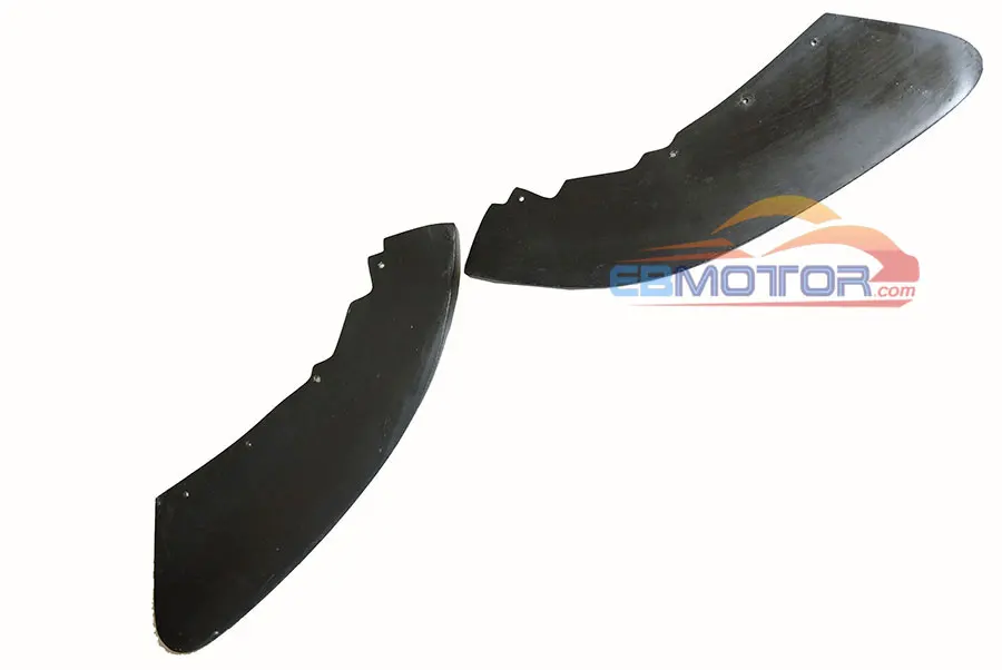 Настоящее углеродное волокно авто передний бампер сплиттер фартук автомобиль