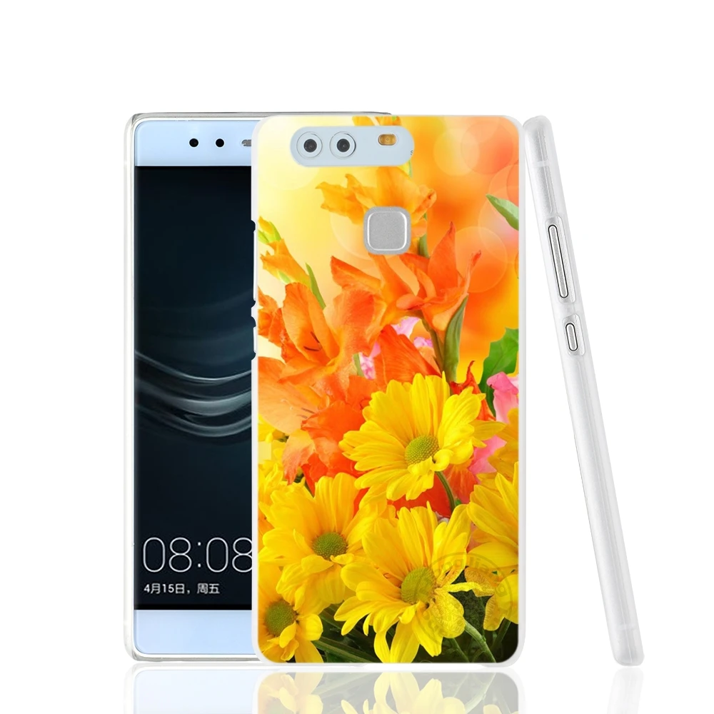 HAMEINUO Тонкий чехол для телефона с рисунком цветка huawei Ascend P7 P8 P9 P10 lite plus G8 G7 honor 5C