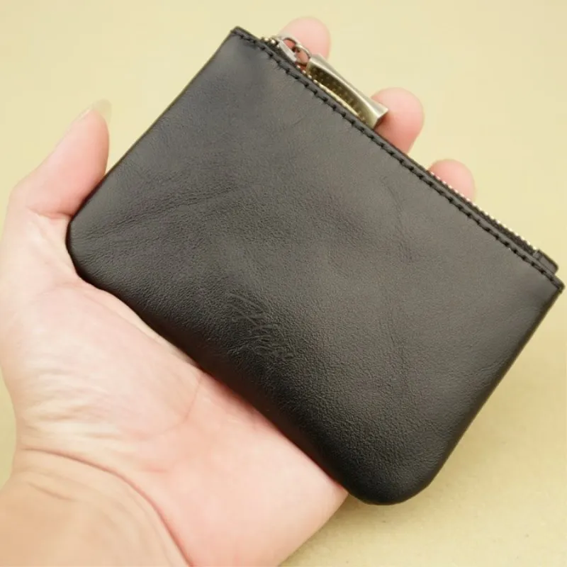 Medee Мини кошельки на молнии маленький кошелек из натуральной кожи тонкий мужские