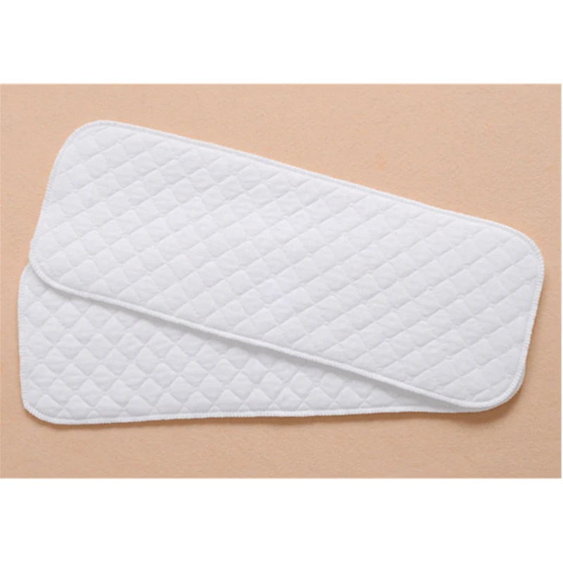 10 шт. детские подгузники многоразовые тканевые пеленки вставки 100% хлопок 3 слоя