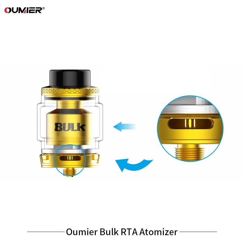 Оригинальный атомайзер для электронных сигарет OUMIER оптом RTA 6 5 мАч большая