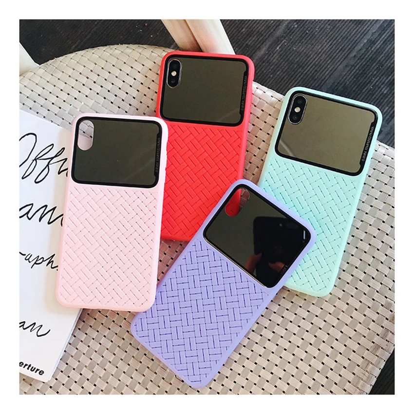 Модные сетчатые мягкие чехлы с узором для iPhone XS Max XR X чехол iphone 7 6 6s 6plus 8 8Plus
