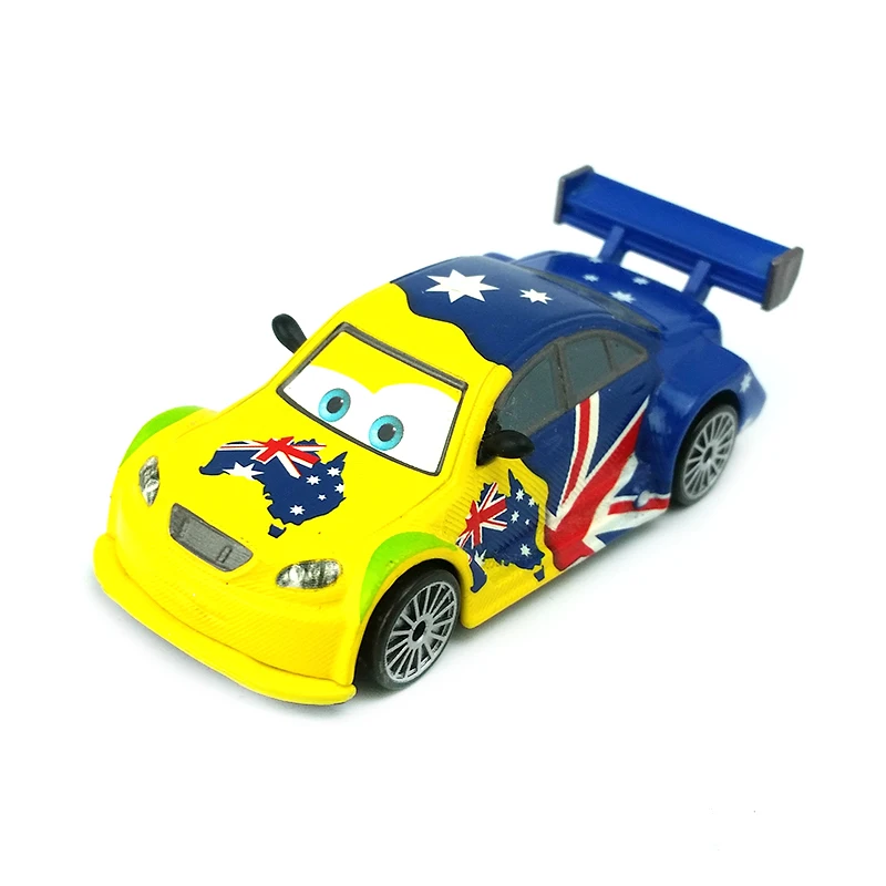 Disney Pixar Автомобили морозный Австралия 1:55 Diecast металла Игрушечная машина из сплава