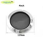 Yinglucky 2 шт. 4-дюймовый серебристый динамик защитная решетка круг с защитной черной железной сеткой декоративный аркадный шкаф комплект