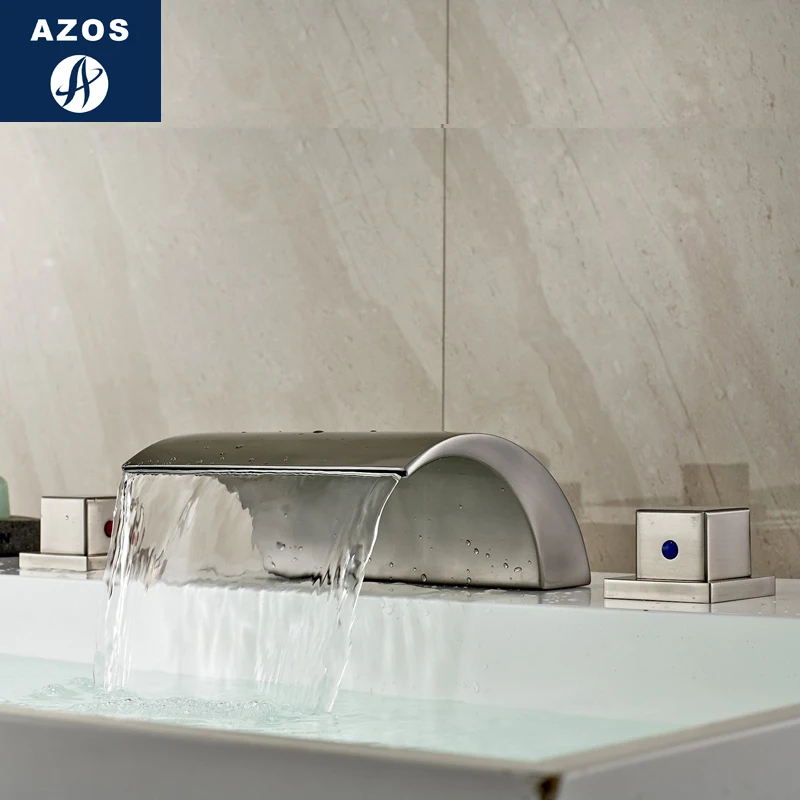 Смесители для раковины ванной комнаты на бортике смеситель горячей и холодной