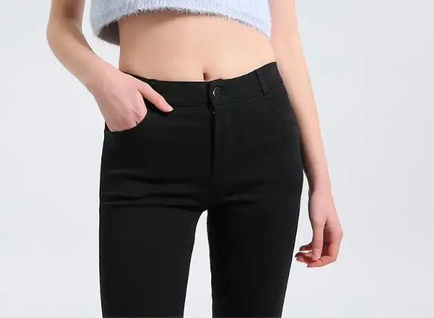 

Women Pants 2017 Pantalon Femme Casual Trousers Multi Pockets Pants Calca Feminina Mid Rise Trousers Stretchy Pants