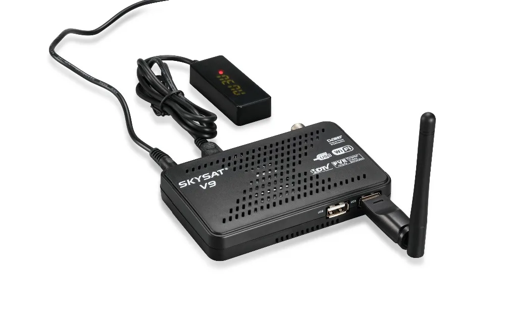 SKYSAT V9 Мини HD DVB S2 спутниковый ресивер с 1 год Cline для Европы Германия Испания CCCams Cline поддержка WiFi 3g PowerVu Biss